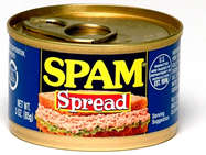 A can with spam