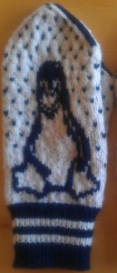 Binary mitten backside