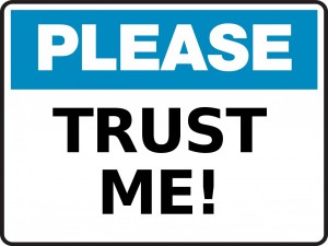 please trust me