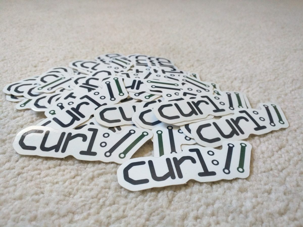 a bunch of curl stickers