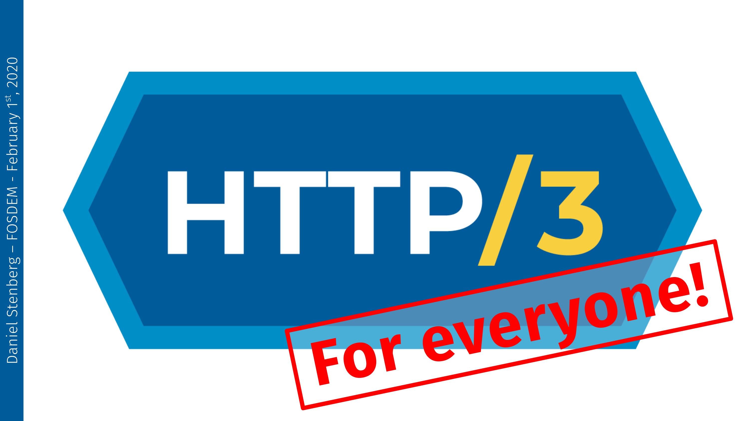 HTTP/3 for everyone