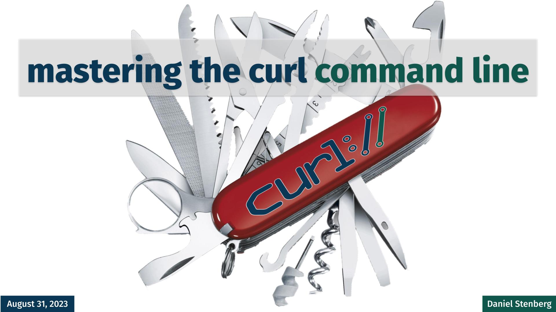 Mastering the curl command line