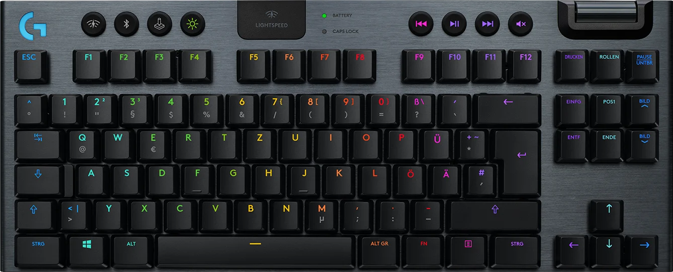 The Logitech G915 TKLM keyboard
